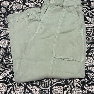 MOTHER Mint Green Denim Pants